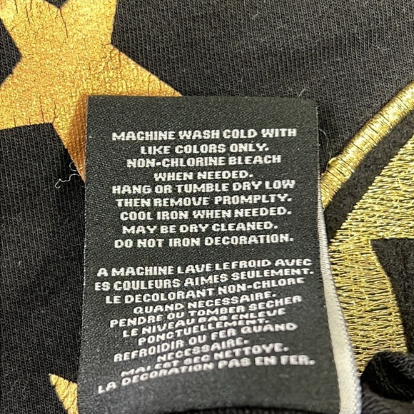 Hudson Outerwear ‘We Get Money’ Men’s Black & Gold Short Sleeve Shirt Size M - Picture 7 of 8